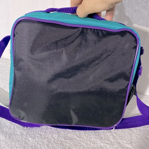 Vintage Darkwing Duck Insulated Lunch Bag Lunchbox  with Original Yellow Thermos - Picture 5 of 16